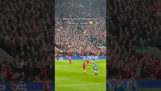 He knows it step for step!🤯 Liverpool vs Rangers UCL Salah penalty🔥