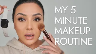 5 MINUTE FLAWLESS MAKEUP TUTORIAL | NINA UBHI