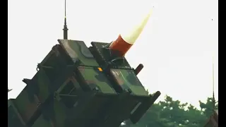 한국의 패트리어트 미사일 발사장면