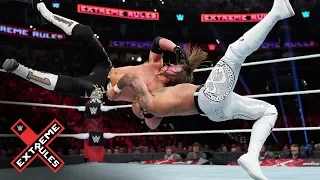 AJ Styles plants Ricochet with a vicious brainbuster: WWE Extreme Rules 2019 (WWE Network)