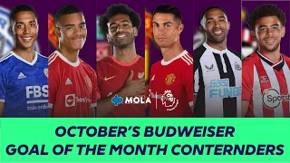 Premier League | Ronaldo, Salah, Wilson & More | October Goal of the Month Contenders