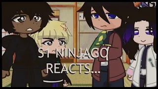 s1 ninjago reacts to hashira+yoriichi| demonslayer | gacha club | eiko maiko | manga spoiler | part3