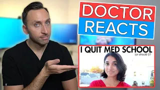 I'M QUITTING MEDICINE? - Doctor Reacts
