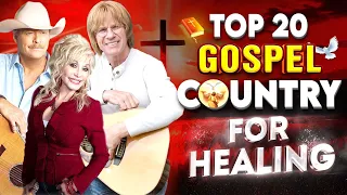 Inspirational Country Gospel Songs Lyrics Playlist 2024  - Alan Jackson, Kenny Rogers, D.Parton...