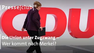 Die Union unter Zugzwang – Wer kommt nach Merkel? Die Debatte im Presseclub