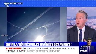 D'où vient la trainée blanche des avions ? BFMTV répond à vos questions