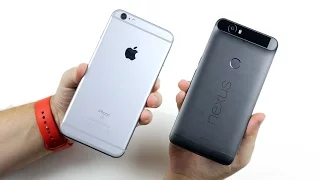 iPhone 6S Plus vs Nexus 6P - битва титанов началась...