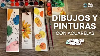 DIBUJOS Y PINTURAS EN ACUARELAS en Aprenda y Venda - Teleamiga