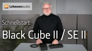 Black Cube II/ Black Cube SE II - Quick start