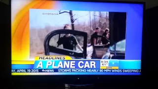 Spirit of LeMons plane car on Good Morning America