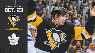 GAME RECAP: Penguins vs. Maple Leafs (10.23.21) | O’Connor Scores Two, Penguins Win Big