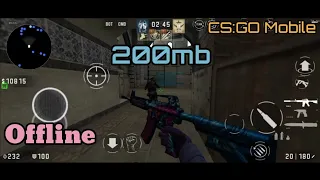 CS:GO Mobile (Offline) - Low Poly Edition for Android (200mb) - [Gameplay + Download Link]