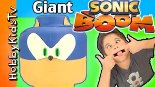 We do a SONIC BOOM Makeover on Giant Lego Head but whats inside?