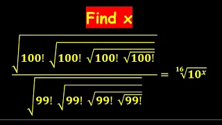 A nice and Easy math Olympiad problem : Square roots and factorials