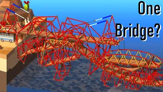 Can You Use One Bridge to Beat Poly Bridge 2?