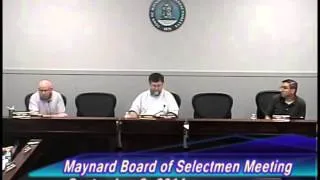 (9/2/2014) - Maynard Board of Selectmen Meeting