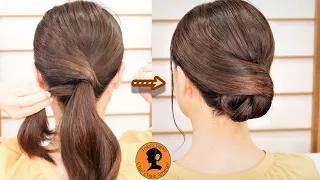 New BUN hairstyle for wedding and party //UPDO hairstyle