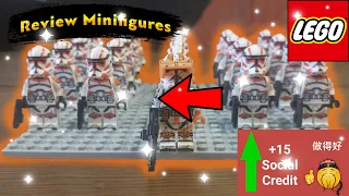 ОБЗОР на КИТАЙСКИЕ МИНИФИГУРКИ КЛОНОВ 212 ЛЕГО - REVIEW of CHINESE MINIFIGURES of 212 LEGO CLONES