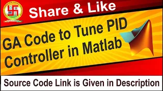 How to tune PID controller using GA (script code) in MATLAB?