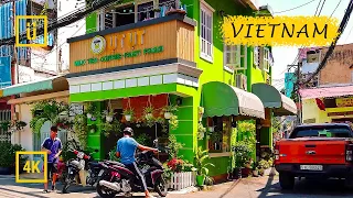 Walking in Vietnam. Ho Chi Minh City walk: Gò Vấp District. Binaural Audio. [4K walking tour]