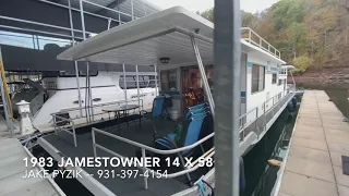 1983 Jamestowner 14 x 58 Houseboat For Sale