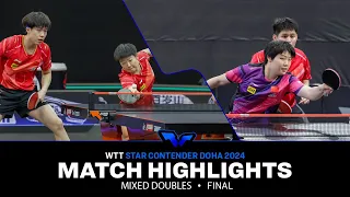 Wang/Sun vs Lin/Kuai | XD Final | WTT Star Contender Doha 2024