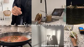 Spend a day with me |اقضوا يوم معاي  | cleaning | تمشيه وماتشا🍵