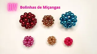 Como fazer bolinhas de Miçangas | DIY easy #craft