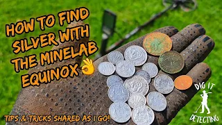 How To Find Silver Coins With The Minelab Equinox👌...Tips & Tricks Shared As I Go⛏