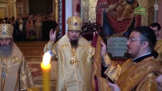 Митрополит Киевский и всея Украины Онуфрий возглавил литургию в Киево-Печерской Лавре.