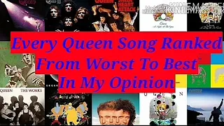 OLD RANKING EVERY QUEEN SONG FROM WORST TO BEST IN MY OPINION