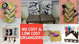 5 New No Cost & Low Cost Organizer Ideas from waste materials/ 5 DIY kitchen  Organization Ideas