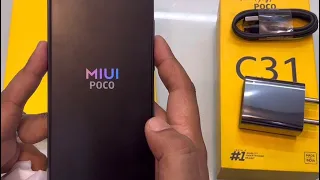 Unboxing of Budget phone “Poco C31 “