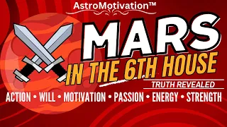 Mars in 6th House of Birth Chart | Action towards Service and Daily Routines! #astrology #zodiac