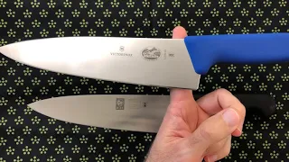 ICEL 8-inch Chef's Knife vs. Victorinox Fibrox Pro 8-inch Chef's Knife