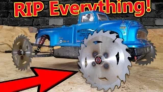 World's Most Dangerous Toy! RIP SAW RC CAR