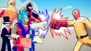 EPIC BATTLES - SAITAMA VS EVERY STRONGEST CREATIVE UNIT | TABS - Totally Accurate Battle Simulator