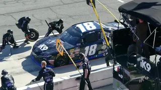 Kyle Busch 18 Pit Crew Is AMAZING!!! Auto Club 400 NASCAR