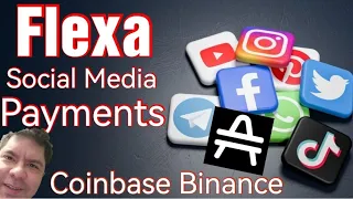 Social Media Payments. Amp Token. Flexa, Coinbase, Binance