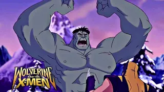 Hulk vs Wolverine | Wolverine and The X-Men "Wolverine vs Hulk" (1080p)