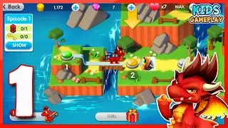 Dragon Land App Gameplay Walkthrough Part 1 : Episode 1 (iOS, Android) | KidsGameplay