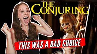 First Time Watching THE CONJURING Reaction... It was HORRIFYING.