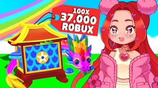 I OPENED 100 SPECIAL BOXES! (37,000 ROBUX)! in Adopt Me Roblox New LUNAR NEW YEAR Update