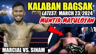 LATEST MARCH 23 2024 | MARCIAL BAGSAK NG KALABAN DERETSO OSPITAL | MARCIAL vs SINAM FULL FIGHT