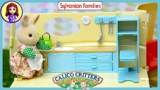 Sylvanian Families Calico Critters Campervan and Red Car Saloon Unboxing Review - Kids Toys