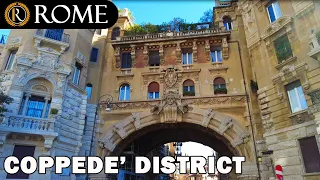 Rome guided tour ➧ Coppedè district [4K Ultra HD]