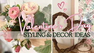 Valentine’s Day Decor Ideas | Family Room Decor |  Cozy Neutral Decor