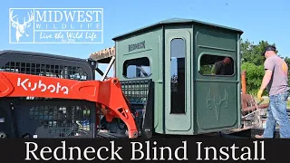 Redneck Blind Installation - Setting Up Your Blind - How To