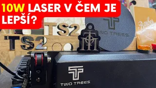 V čem je lepší 10W Laserová gravírovačka TwoTrees TS2?