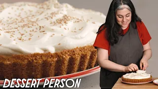 Claire Saffitz Makes Banana Cream Tart | Dessert Person